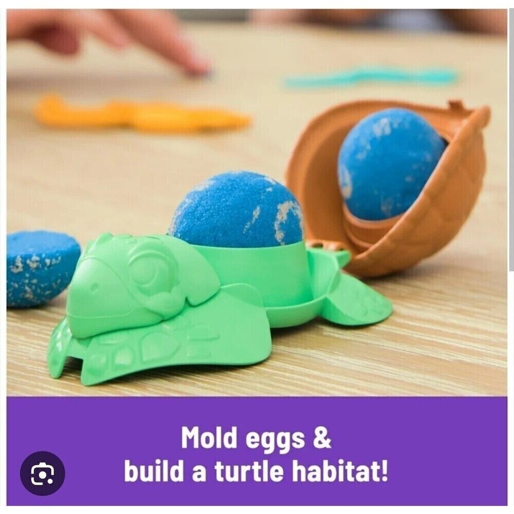 Kinetic Sand Project Planet Turtle Beach Set - Picture 5 of 5
